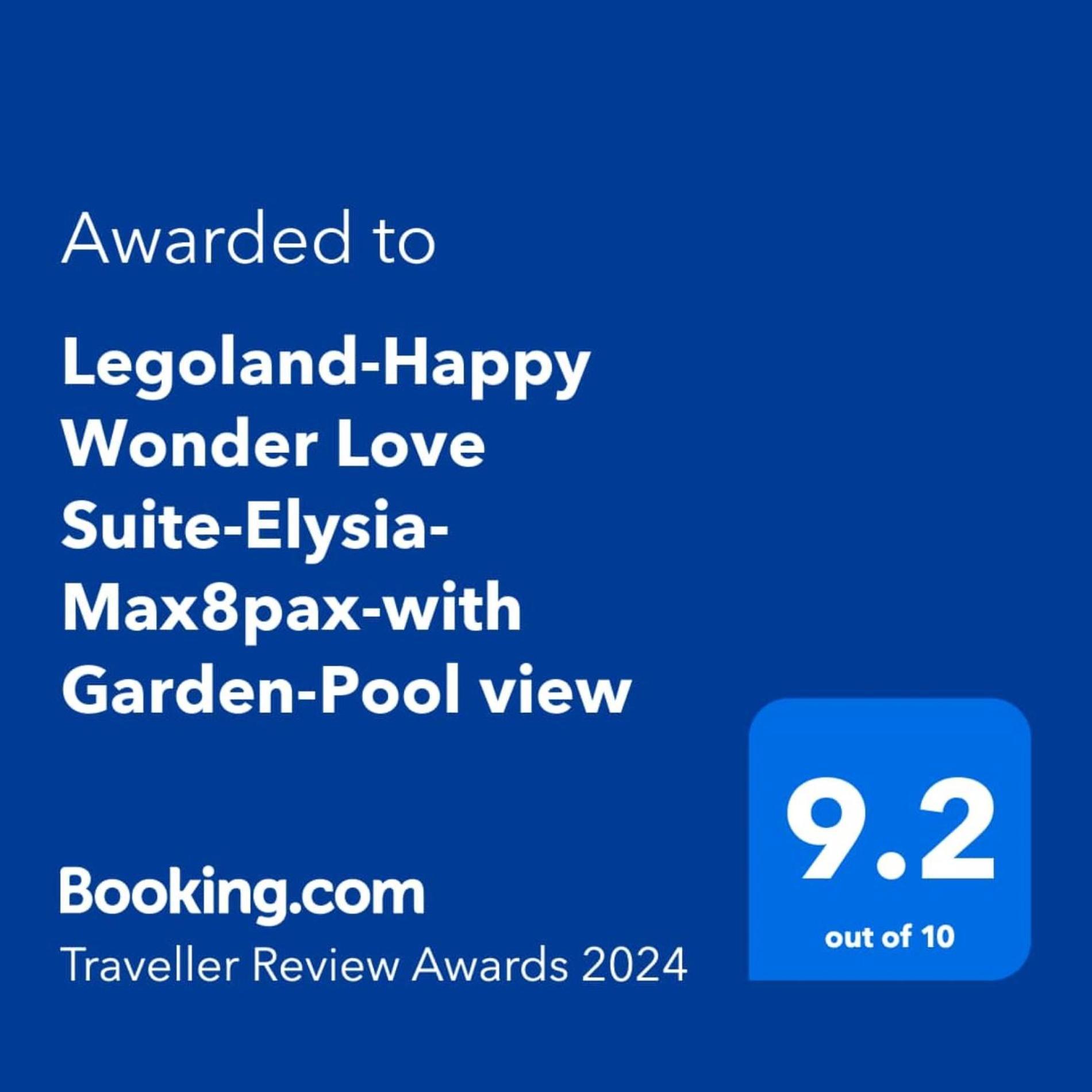 Legoland-Happy Wonder Love Suite-Elysia- Max8Pax-With Garden-Pool View Нусаджая Екстериор снимка